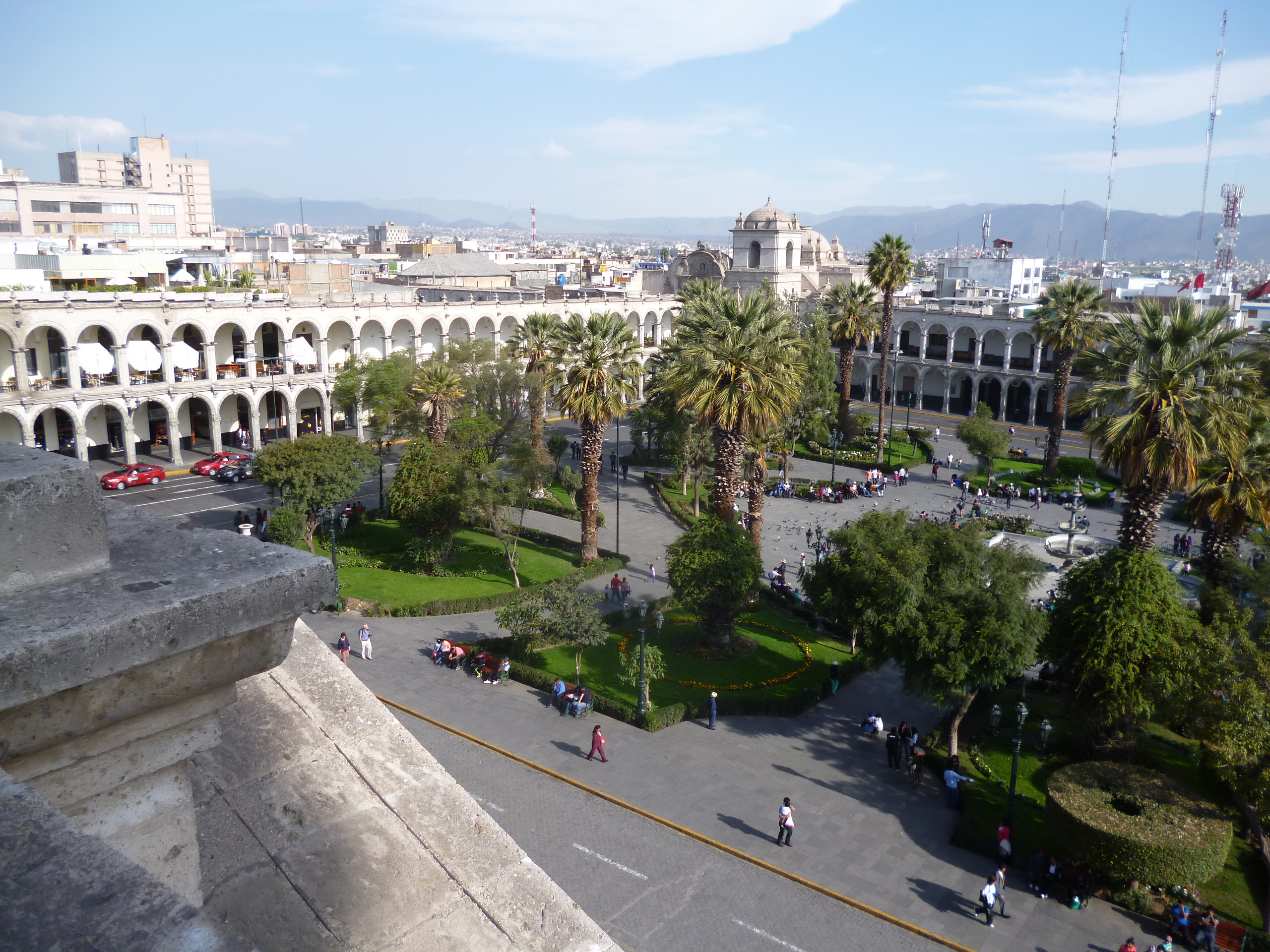 Arequipa plaza armas Vu Kathedral 2
